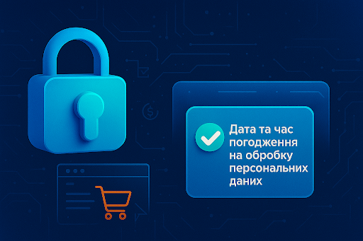 🔐 Контроль поля згоди на обробку персональних даних