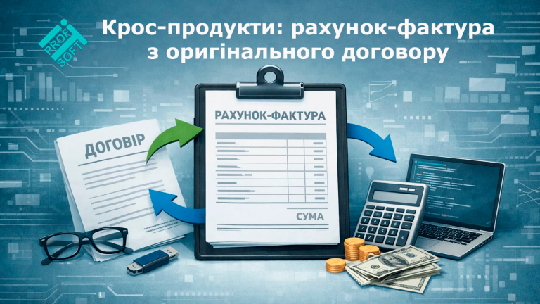Крос-продукти: рахунок-фактура з оригінального договору